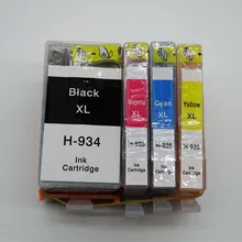 4x Compatible hp 934 935 XL Ink Cartridges For 934xl 935xl HP Officejet 6815 e-All-in-One Printer hp envy 120 e all in one inkjet printer copier sc