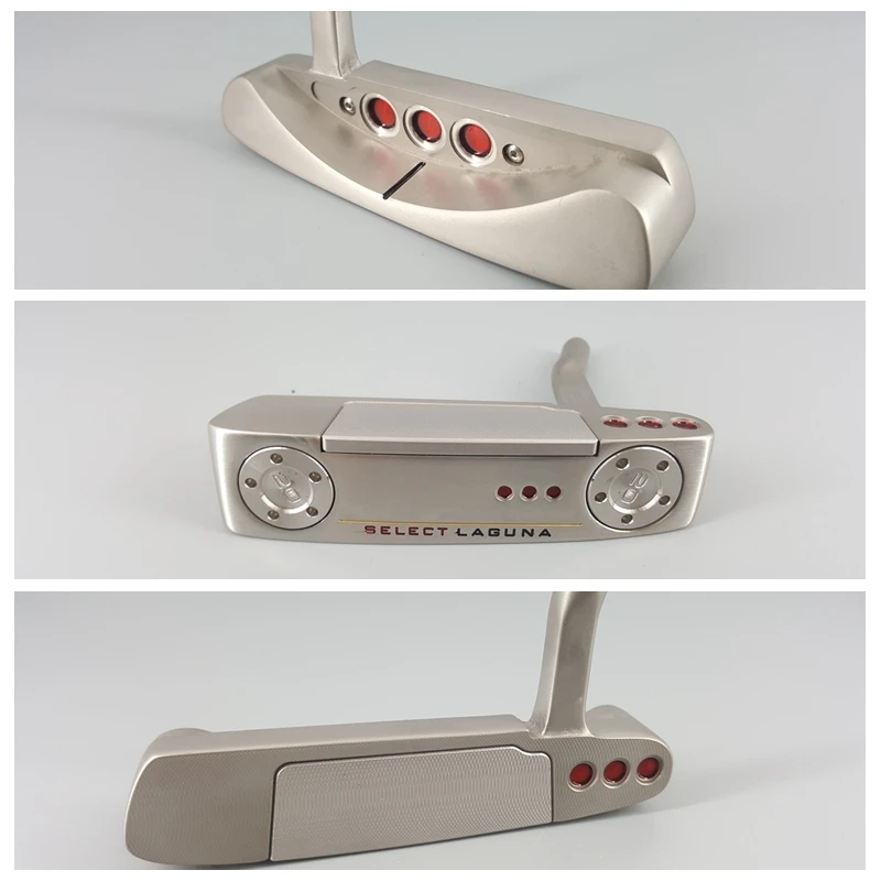

2018 LAGUNA Red Paint Golf Putter Clubs Edition 33/34/35inch Grip Optional Colour With Head Cover