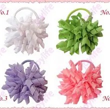 1000 шт " Мода коркер резинка для волос смешанные цвета девушка hiar Держатели