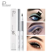Pudaier, 1 шт., черная жидкая подводка для глаз, водостойкая, 5D, подводка для глаз, ручка, долговечная, быстро сохнет, подводка для глаз, инструмент для макияжа для женщин, красивые глаза