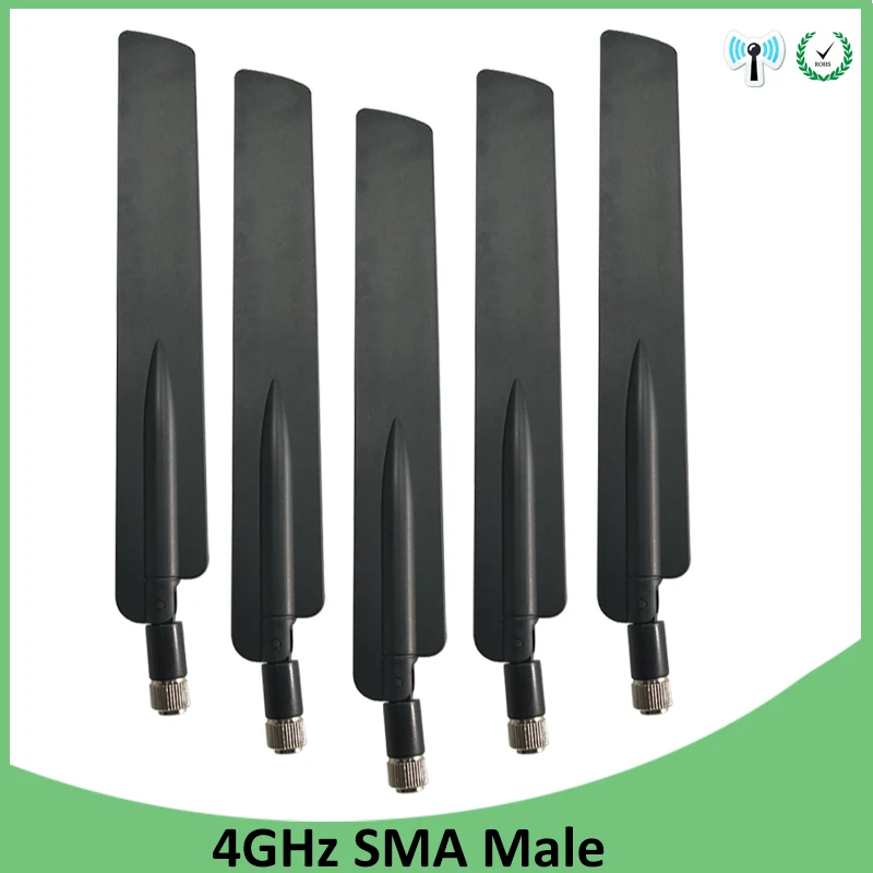 Grandwisdom 3G4G LTE Antenna IOT SMA male Connector 10DBI Antenne 698~960MHz /1710~2690MHz Huawei Wireless Router modem repeater