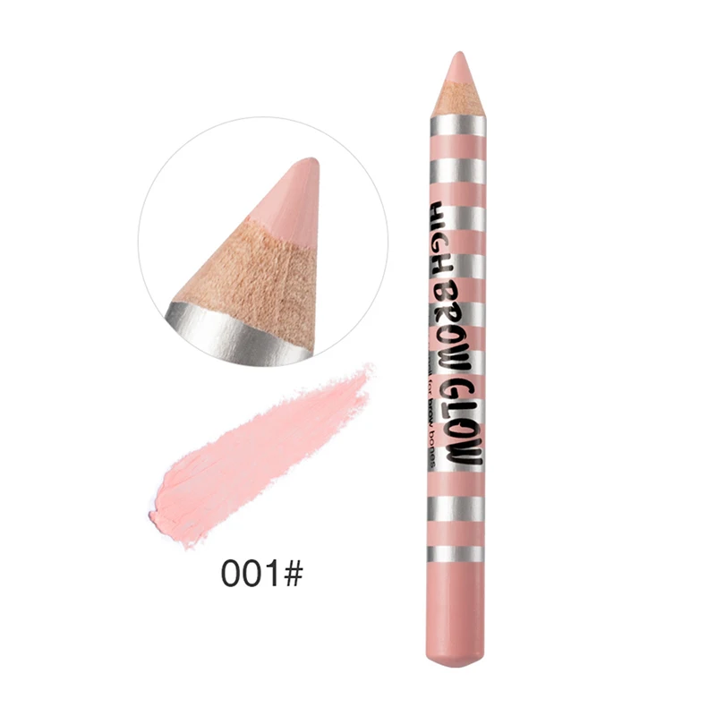 Menow карандаш для макияжа 4 цвета мерцающий корректор, хайлайтер Крем Водонепроницаемый стойкий 4D Макияж для лица брови консилер MN132 - Цвет: 01