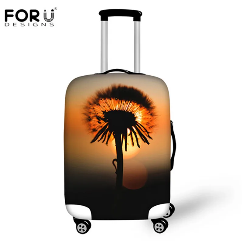 

FORUDESIGNS Stylish Dandelion Luggage Protective Covers Elastic Stretch Trolley Case for 18-30Inch Suitcase Anti-dust Rain Cover