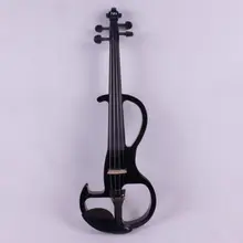 Зеленый 16 ''электрическая ВИОЛА ТИХИЙ твердый деревянный корпус мощный звук Розовый чехол Лук