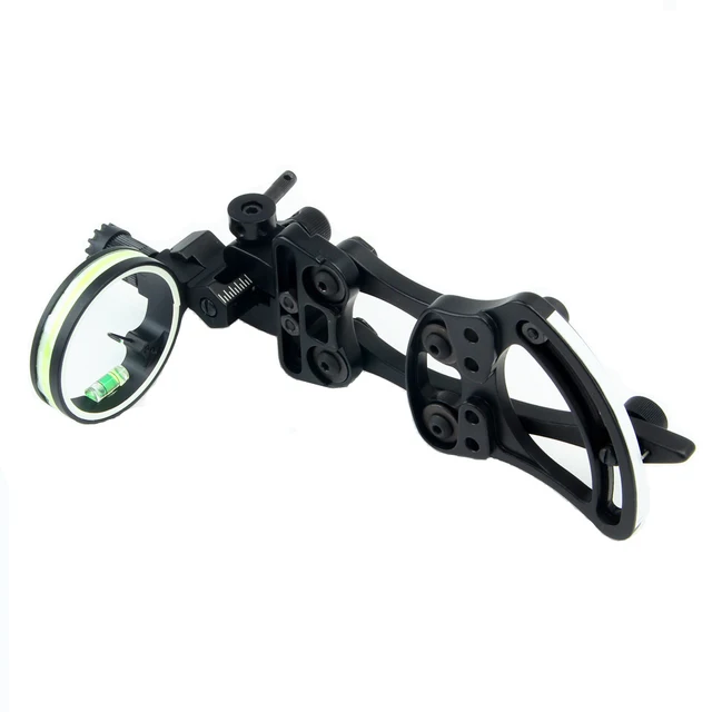  US $56.95 Professional Archery Sight with Fiber Light Compound Hunting Shooting 