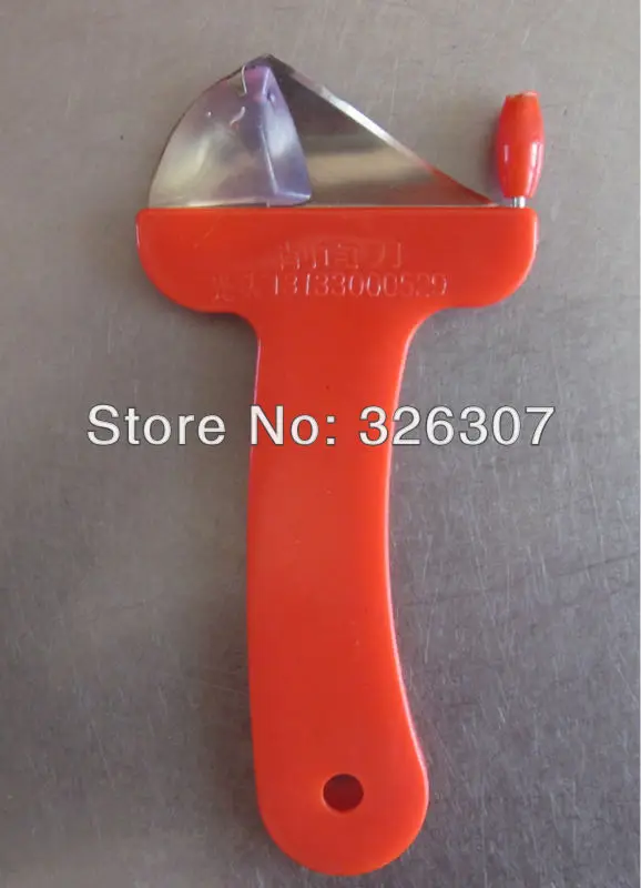 Shanxi noodle dedicated single-edged knife with a red handle stainless steel blade knife roller surfacing kitchen tool