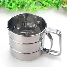 Сито для муки из нержавеющей стали Механическая глазурь для выпечки шейкер для сахара просеиватель формы выпечки Кондитерские инструменты