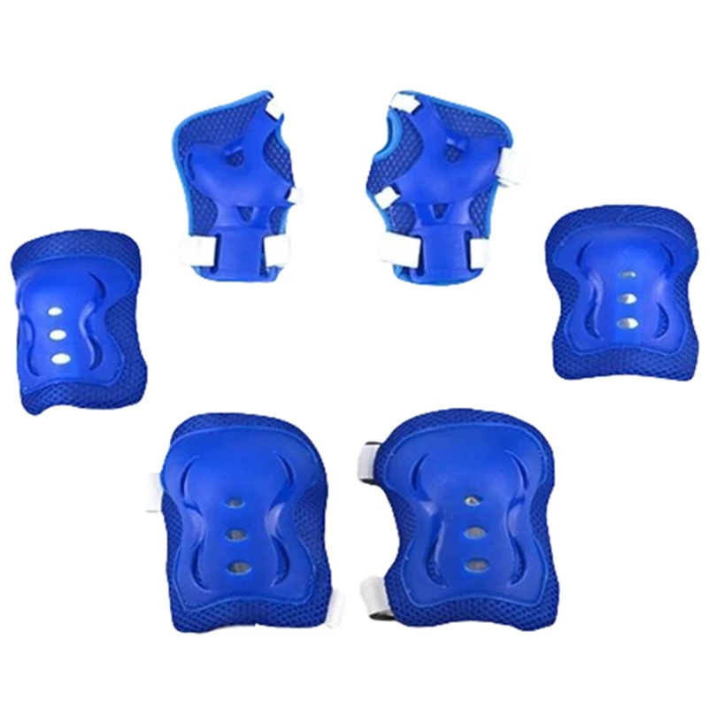 

Complete Set Skating Protective Gear Sets Elbow Knee Pads Wrist Protector Protection Cycling Scooter Roller Skating Skateboard