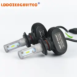 Lddczenghuitec H4/H7/H11/h13/9005 (HB3)/9006 (HB4) светодиодный фар автомобиля один/Hi-Lo луч csp чипы авто светодиодный фары противотуманные Лампочки