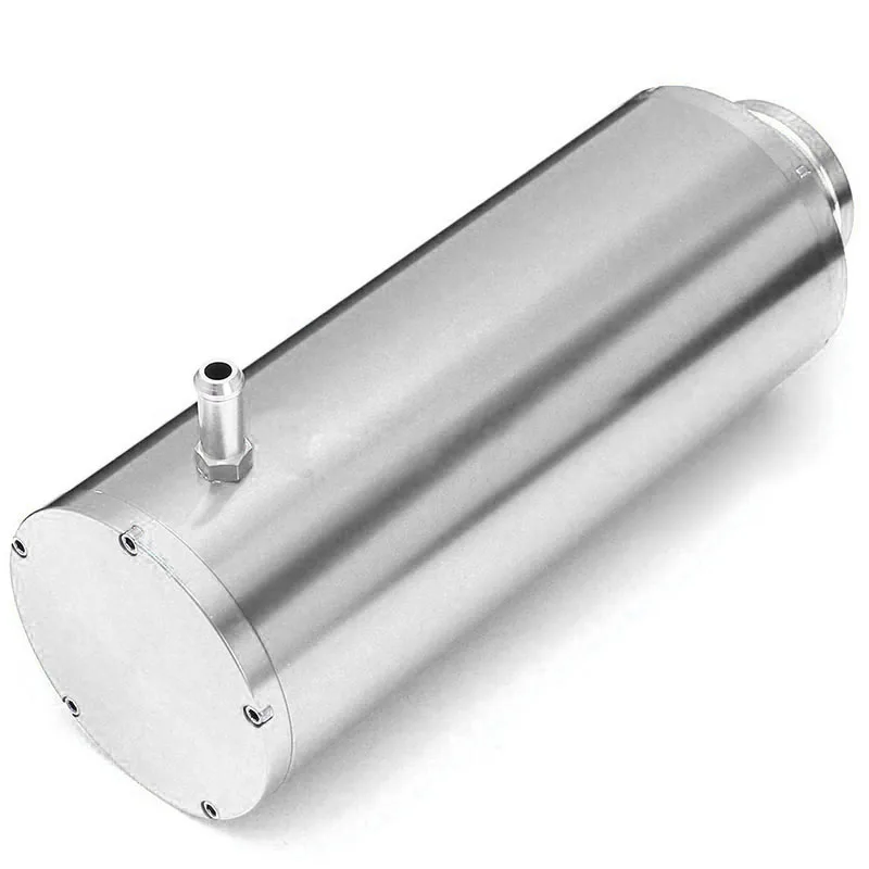 Silver   800ml Unbiversal Overflow Catch Tank Radiator Coolant Cooling Aluminum Alloy Catch Tank Overflow Reservoir