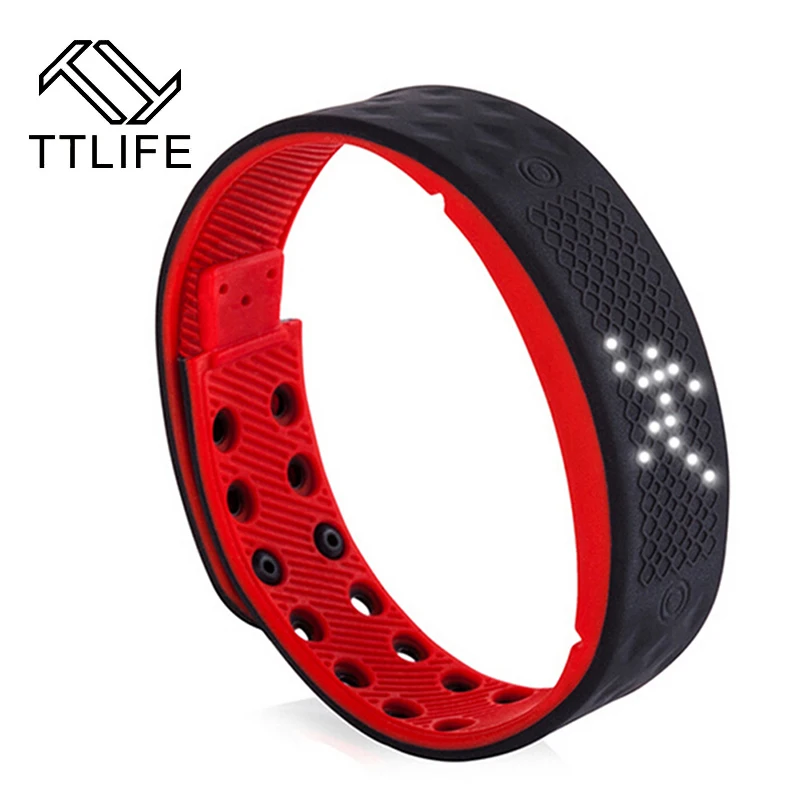 TTLIFE TW2 Smart Bracelet Multilingual Sports Men Watch Pedometer Sleep Monitor Calories Burned Flex Fitness Tracker