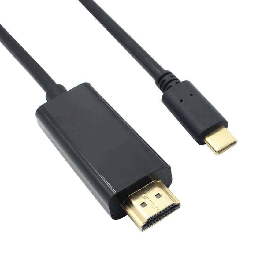 TOFOCO позолоченный USB C Тип-C к HDMI кабель 4 К 1,8 м/5.9ft штекерным мужчине для компьютерного монитора HDTV проектор кабель