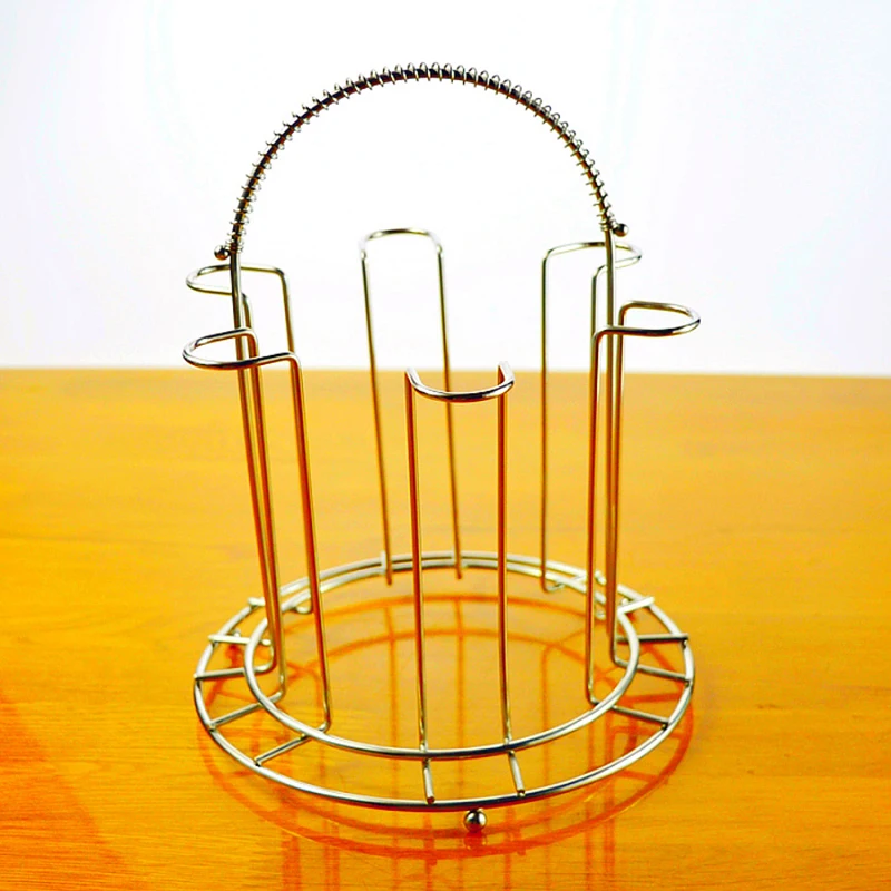 High quality Stainless Steel Glass Cup storage Rack/Coffee Cup mug Tree