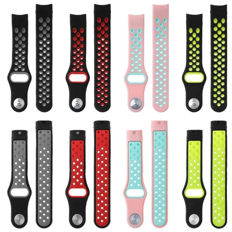 

Hollow Colorful Wristband For Huawei Honor 3 Bracelet Adjustable Sports Silicone Watch Strap
