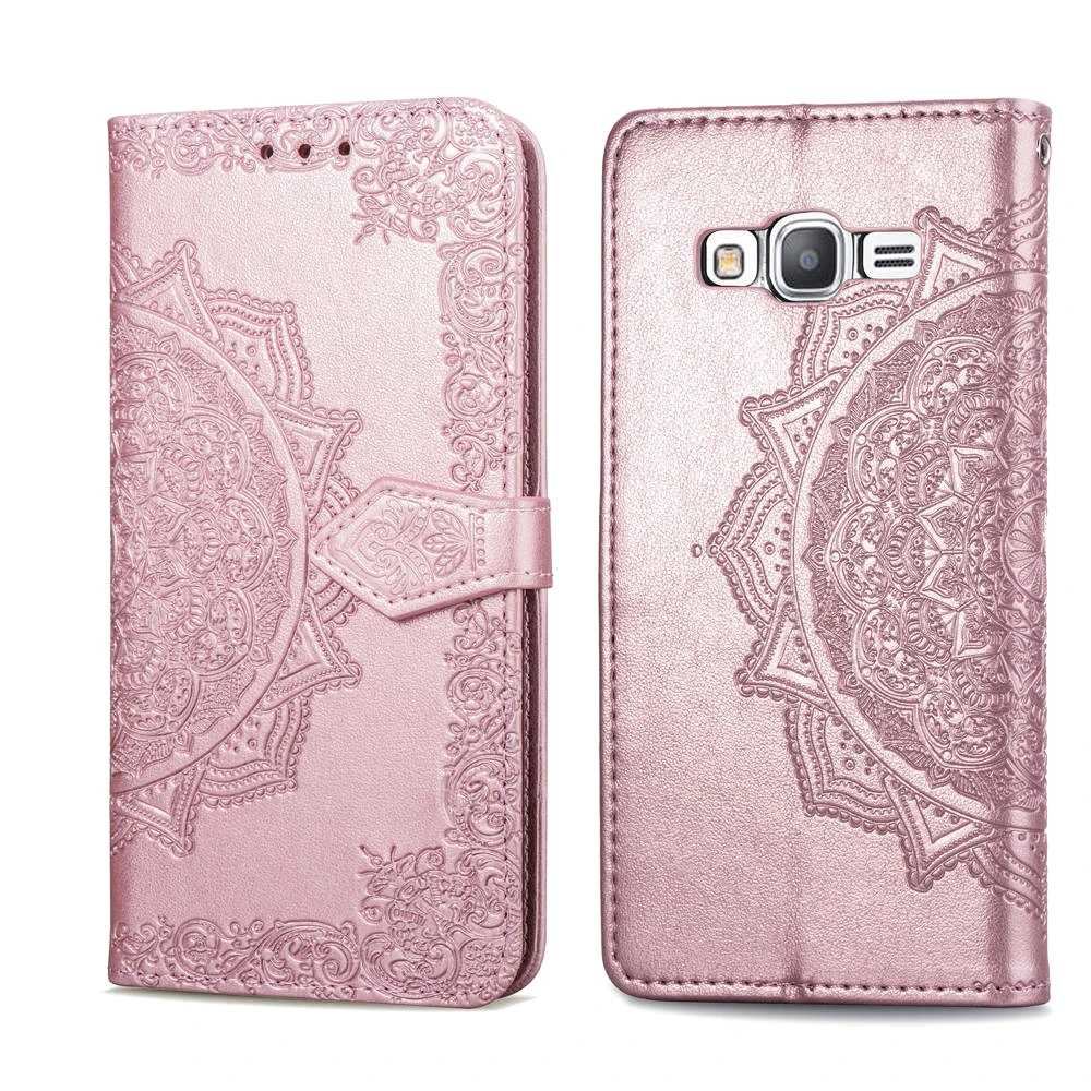 

3D Datura Flower Leather Wallet Phone Case For Samsung Galaxy Grand Prime G530 G530H G531 G531H G531F SM-G531 Cover Fundas Capa