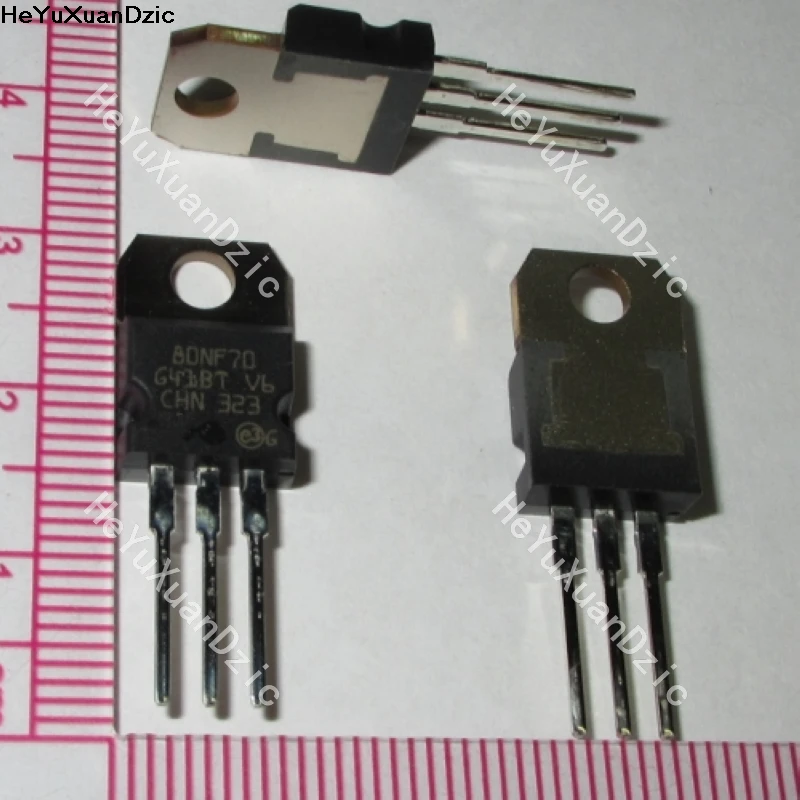 10 шт./лот STP80NF70 80NF70 TO-220 FET MOSFET N-CH 68V 98A новый оригинальный продукт | Обустройство