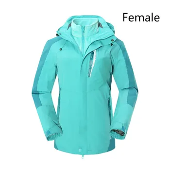 

Two pieces of winter stormtrooper suit for men and women waterproof outdoor sports, warm and breathable ski suit for winter 2018