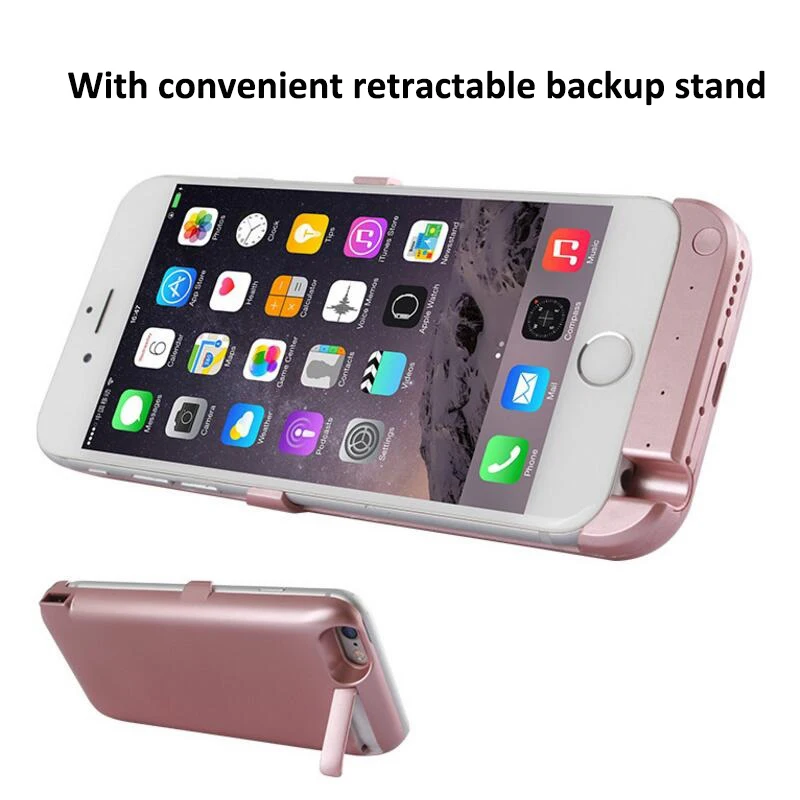 10000 mAh Backup External Battery Charger Case for iPhone