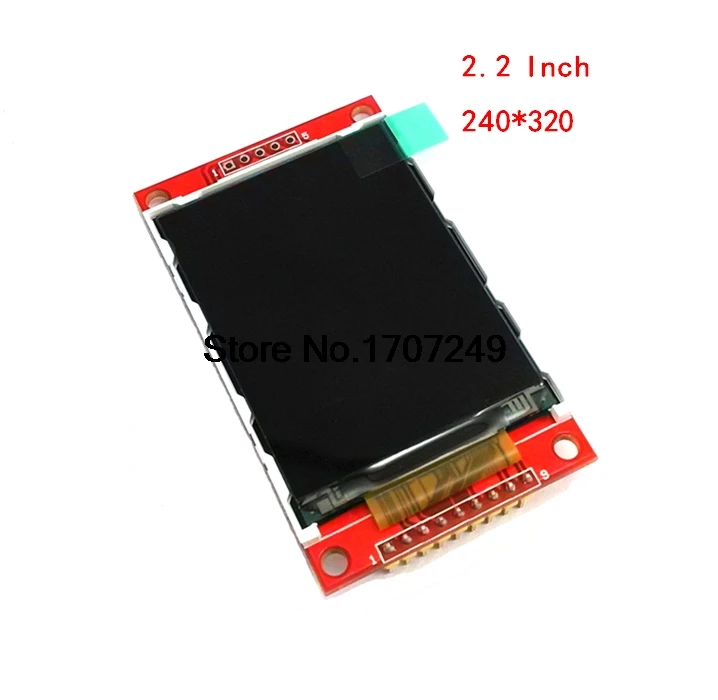 2.2 Inch 240*320 Dots SPI TFT LCD Serial Port Module Display ILI9341 5V/3.3V 128 64 dots lcd module 5v yellow and green screen 12864 lcd with backlight st7920 serial port and parallel port