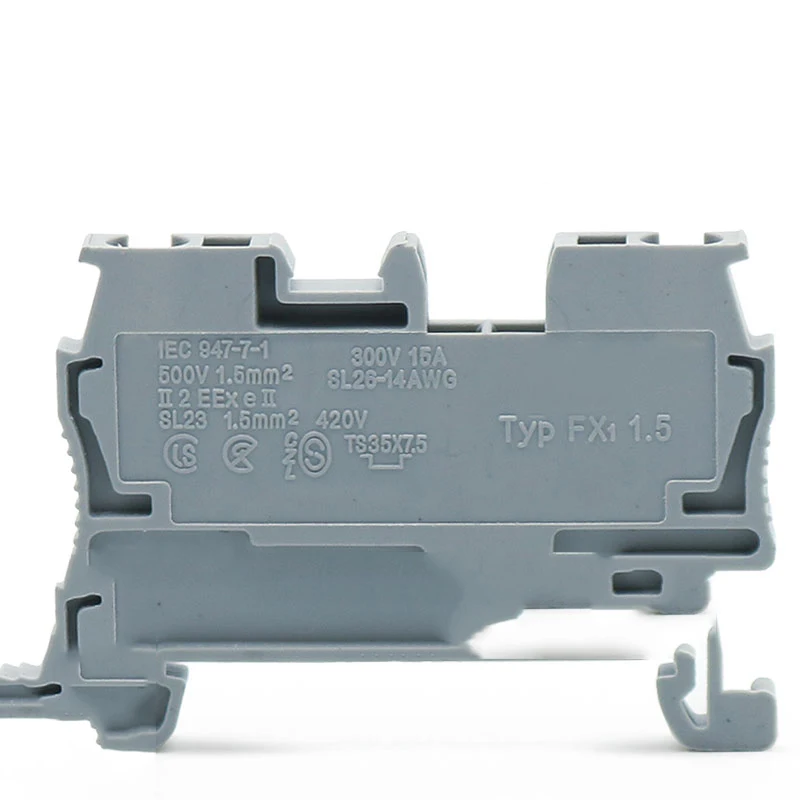 10 шт. ST1.5 din-рейка ST1.5 пружинный подключить провод клеммные блоки .