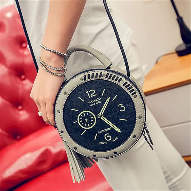2017 de dibujos animados de invierno reloj bolso de mano de 2017 de dibujos animados de invierno reloj bolso de mano de