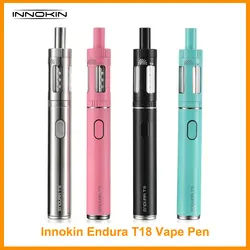 100% оригинальный innokin endura T18 Комплект Встроенный 1000 мА/ч, Батарея с 2,5 мл бутылки жидкости для электронных сигарет распылитель 510 нить Vape