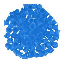 Новинка, высокое качество, 100 шт, маленький размер, желтые чернила для татуировки, колпачки, Перманентный макияж, Пигментные чашки, колпачки, поставка, цветные чашки, аксессуары