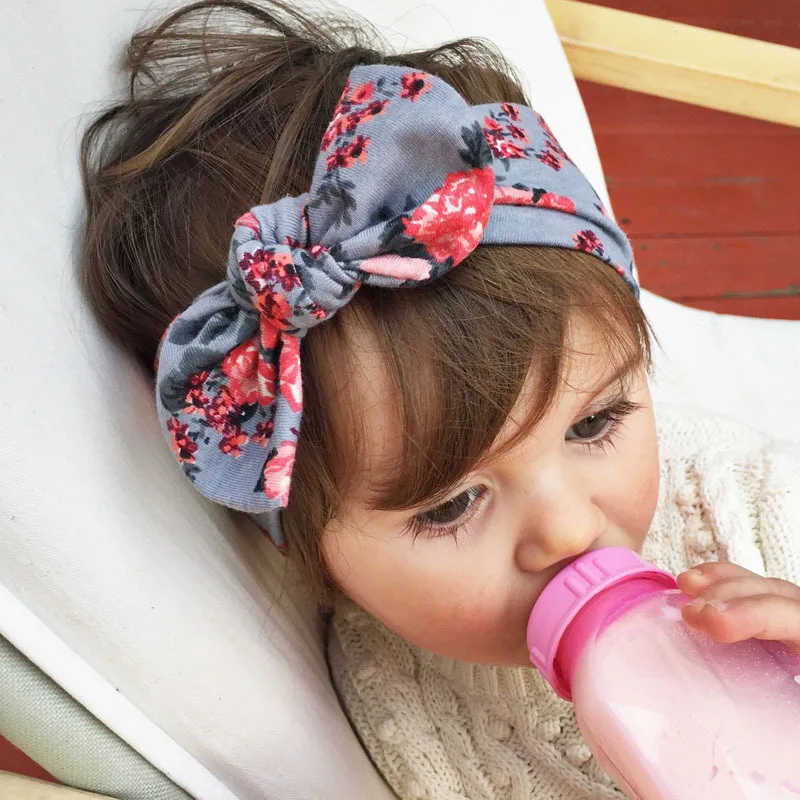 

Baby Girl Headbands Infant Flower Turban Headband Cute Rabbit Ear Headband Baby Haarband Diademas Pelo Baby Hair Accessories