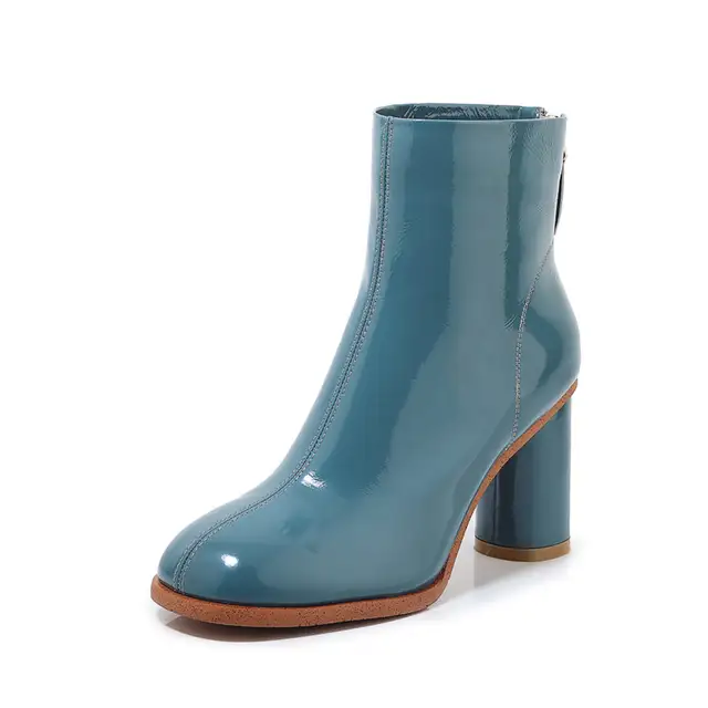 teal chelsea boots