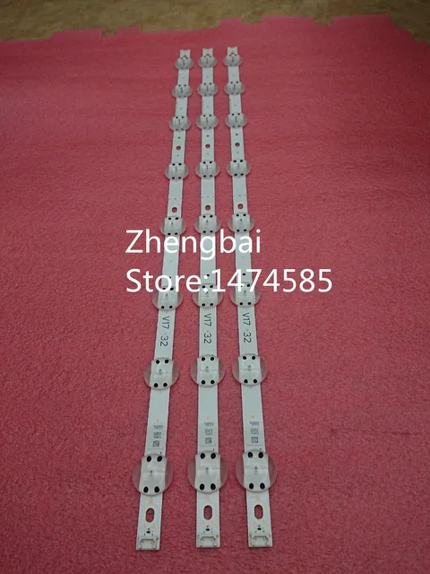 Best Offers 100%New 0riginal 3 PCS*8LED LED backlight strip Bar for 32" Inch TV V17 32  32" V17 ART3 2855 6916L-2855B 660mm