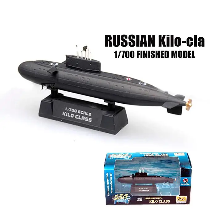 

RUSSIAN SUBMARINE NAVY Kilo-cla 1/700 Finished Boat Easy model Ship non diecat