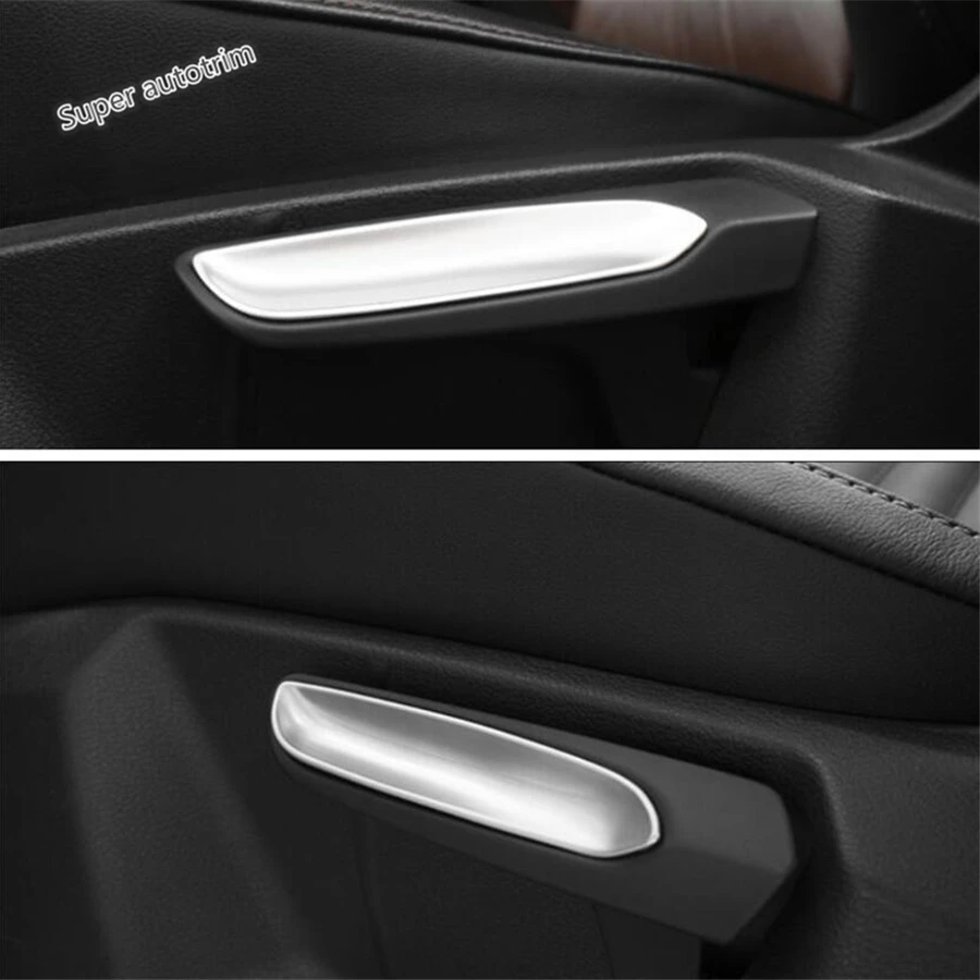 

Lapetus Accessories Interior Seat Backrest Adjustment Handle Strip Cover Trim 2 Pcs ABS Fit For Volkswagen T-Roc T Roc 2018 2019
