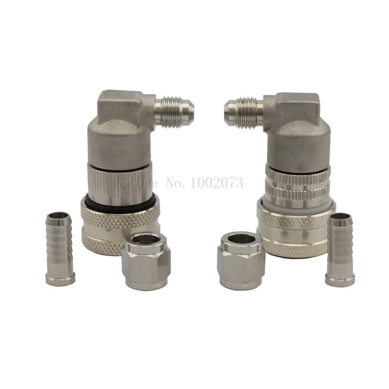 

Stainless Steel MFL Thread Ball Lock Disconnect Liquid and Gas with 5/16" Swivel Nut Cornelius Style Home Brewing