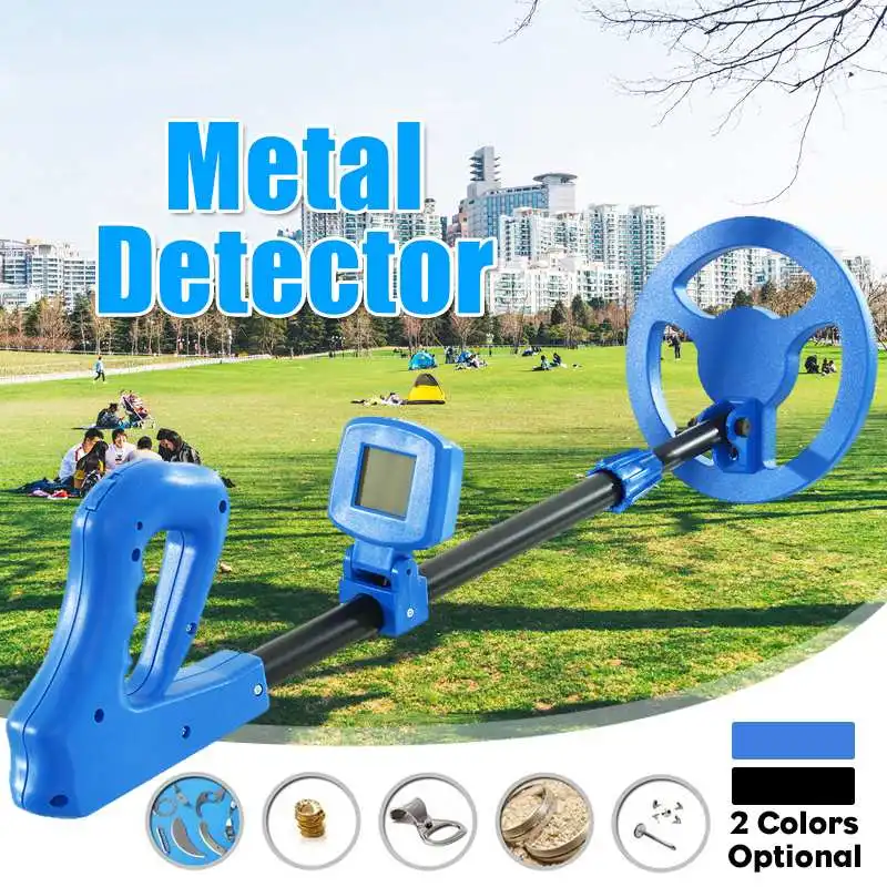 

Undergrounds Metal Detector+LCD Display High Sensitivity Gold Digger Treasure Hunters Tracker Seeker+Waterproof Search Coil