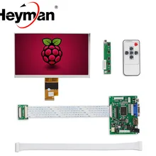 Heyman 7 дюймов ЖК-дисплей Экран дисплея высокой Разрешение монитор Пульт водителя Управление доска 2AV HDMI VGA