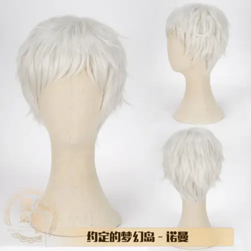 Anime-Yakusoku-no-Neverland-The-Promised-Neverland-Norman-Cosplay-Wig-White-Heat-Resistant-Synthetic-Hair-Wigs