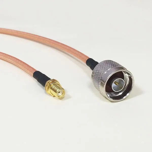 Modem Coaxial cable N Male Plug Connector Switch SMA Female Jack Connector RG142 Cable 50CM