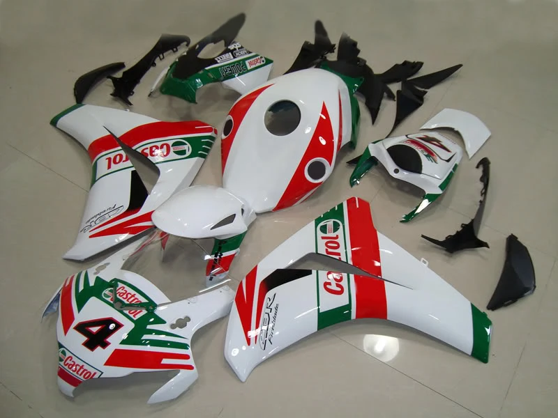 Литьевая форма обтекатель комплект для CBR1000RR 08 09 10 11 CBR 1000RR 2008 2009 2011 ABS белый