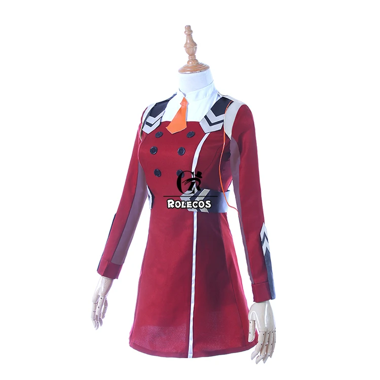 Rolecos Game Darling Zero Two Cosplay Costume Dress In The Franxx 02 Women Sexy Headband -Zentai shop online