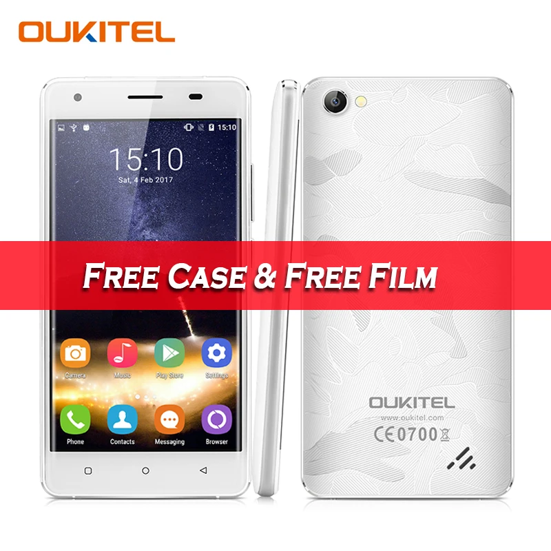 Original Oukitel C5 Pro 5 0 4G Android 6 0 Unlocked Smartphone MTK6737 Quad Core 1
