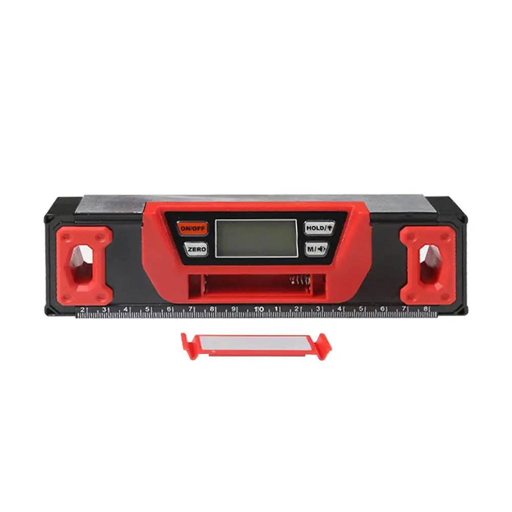  Digital Aluminum Alloy Magnetic Angle Finder Level 4x90 Degree Inclinometer 200mm Portable Lever Me