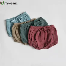 Штанишки для малышей, летние шорты для мальчиков треугольные Трусы-шорты для девочек, повседневные летние шорты-шаровары для малышей, спортивные шорты для детей