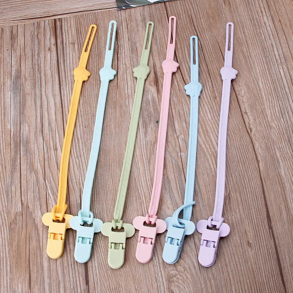 

Baby Pacifier Clip Pacifier Chain Dummy Clip Nipple Holder For Nipples Children Pacifier Clips Teether Anti-drop Rope
