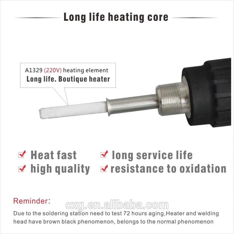 CXG E90W Electric Soldering Irons 90W 220V LED Adjustable Temperature EU plug Welding Solder Station Heat Pencil Soldering iron (10)