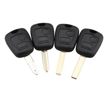 RIN 2BTN Car Key Case For Citroen C1 C4 for Peugeot 107 207 307 407 206 306 406 For Citroen C1 C2 C3 Saxo Xsara Picasso Berlingo