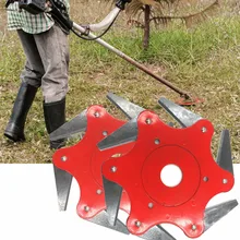 2 шт. косилка Шесть Листьев три листа Общие аксессуары инструменты 6 стальные бритвы 65Mn триммер лезвие для орошения для газонокосилки