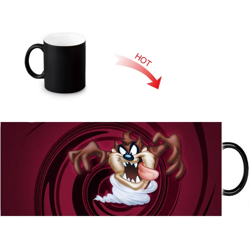 Tasmanian Devil TAZ Funny Travel Mug 12oz Coffee Milk Tea Cup Novelty Water Mugs Customized Birthday Gift | Дом и сад