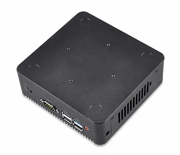 Qotom 4 COM мини-ПК Q190P/Q180P с четырехъядерным процессором celeron J1900 Dual Lan, двойной дисплей 1080P 10 Вт безвентиляторный X86 WIN 7 OS Linux