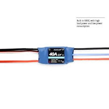 1PCS Drone 40A Brushless ESC 2-4S Lipo ESC Electric Speed Controller with 5V/1A BEC for RC Helicopter Fixed Wing Shaft Connect