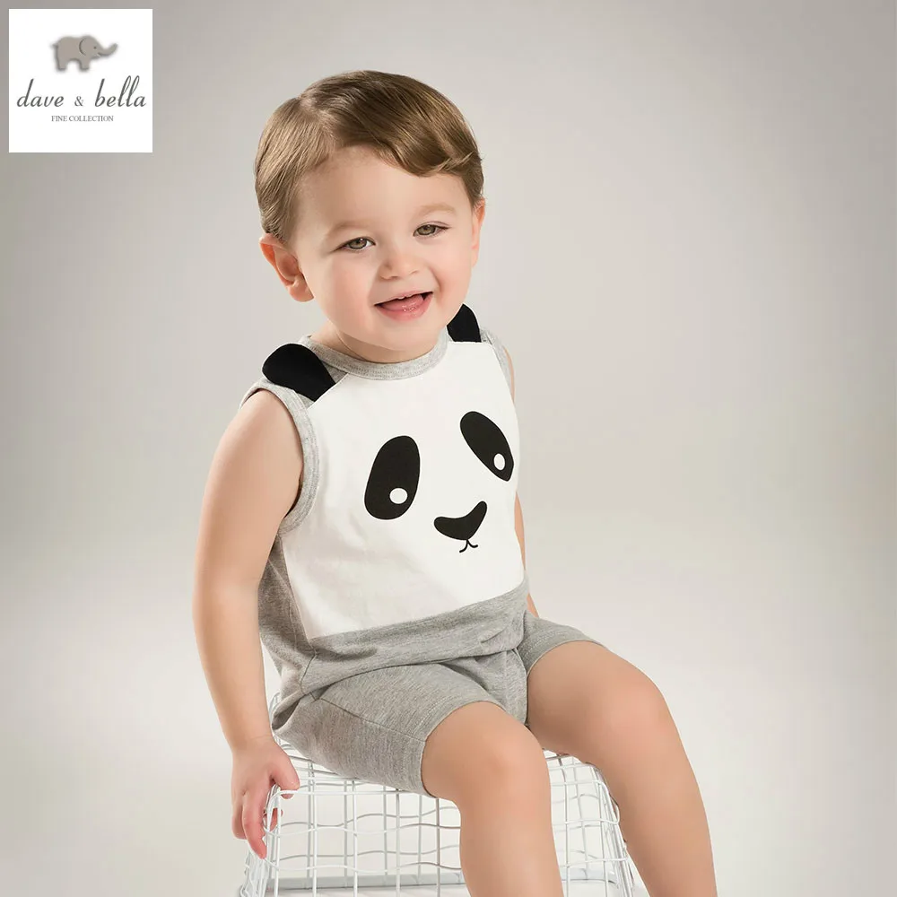 

DB5961 dave bella summer new born baby boys cotton romper kids infant romper childs lovely rompers 1 pc children romper